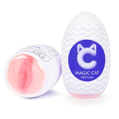 Мастурбатор зрелая вагина Magic Cat Spouse, многоразовый с яйце, 10,5см