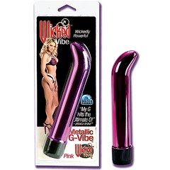 Вибратор для G-точки Wicked Jessica Drake, фиолетовый, 17х3см