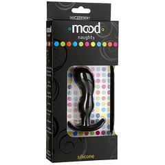 Маленькая анальная пробочка для ношения Mood Naughty, черный силикон, 8,5х2,2см