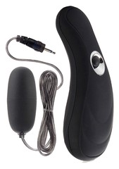 Вибронабор массажер+яйцо Transcend™ black, 2 реж, 13,25х4,5/5,75х2,5см