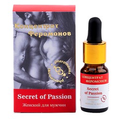 Феромоны Secret of Passion концентрат, Женский для влечения Мужчин, 9мл, годен до 02.25г