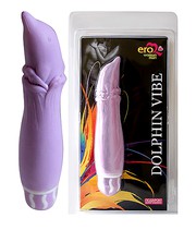 Силиконовый G-вибратор "Dolphin Vibe", 8 режимов, 15,5х3,7см.