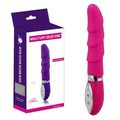 Вибратор G-вибратор Wild Flirt Dildo Vibe, силикон, 10 режимов, 18,8х3см
