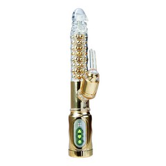 Золотой хай-тек вибратор Extreme Pure Gold™ с 48 жемчужинами