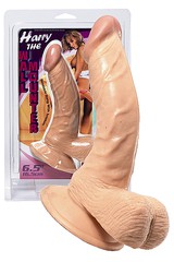 Фаллоимитатор на присоске "Harry the wall mounter" 15х3,5см