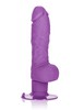 Супермощный вибратор Shower Stud™ из PureSkin® на присоске, фиолетовый, 22/18х3,8см