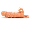 Удлиняющая вибронасадка Pretty Love Penis Sleeve Connor, +3,5см, с петлей, 16х4см
