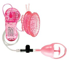 Клиторальная вибропомпа Butterfly Clitoral Pump™, 8х4см