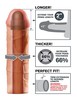 Гигантская насадка Mega 2' из Fanta Flesh® (+51мм длины/ +66% толщины), 20,3х5см