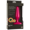 Анальная пробка Glo Thick but plug, розовая, 14,5х4,3см