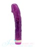 Мультискоростной G-вибратор Pleasure Fantasy vibe с большой головкой, т/фиолетовый, 22,5х4,5-3,7см