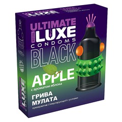 Презерватив черный Luxe Ultimate Black Грива Мулата, Apple, 180х52, 1шт, годен до 09.26г