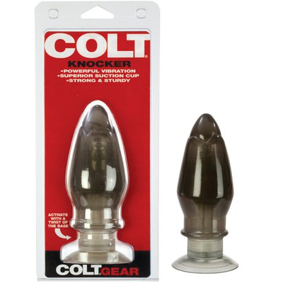 Большая вибро-пробка для фистинга Colt Knocker, 16х6см