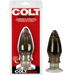 Большая вибро-пробка для фистинга Colt Knocker, 16х6см