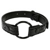 Кляп Sinful Black O-Ring, сменные кольца 4/4,5/5см