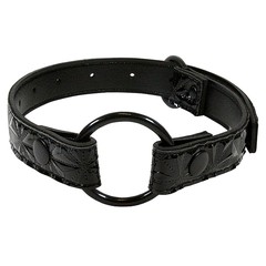 Кляп Sinful Black O-Ring, сменные кольца 4/4,5/5см
