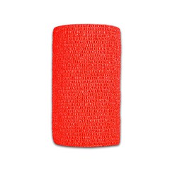 Перевязочная лента Luxlab для медицинского фетиша, красная, средняя, 7,5см