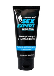 Крем-пролонгатор Exclusive men™ Sex Expert Long Time с экстрактом дуба, 40г