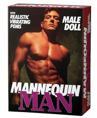Секс-кукла мужчина Mannequin Man с виброфаллосом 17х3-4,3см