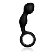 Анальный стимулятор с кольцом Booty Call® Booty Exciter, черный силикон, 15,5х3,5см
