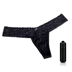 Кружевные вибро-трусики для стимуляции клитора, S/M(42-46р)