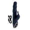 Вибратор с подзарядкой Body & Soul™ Rechargeable Lover™, 3 мотора, 7 режимов, черный силикон