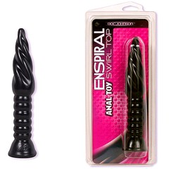 Анальная пробочка Enspiral, ребристая, 20х3,5см