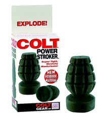 Мастурбатор Explore! Colt™ Power Stroker™ из Futurotic®, черная граната, 11х6см