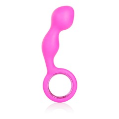 Анальный стимулятор с кольцом Booty Call® Booty Exciter, розовый силикон, 11х3,3см