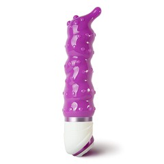 Гибкий вибратор Jog Thrill, фиолетовый, 6 режимов, 20,4х4,4см
