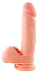 Фаллоимитатор на присоске Toyfa Real Stick Elite из Soft Skin, 18х4,3см