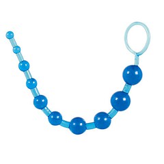 Голубая анальная цепочка Thai Toy Beads Blue