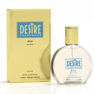 Женские духи с феромонами Desire Blue DE Luxe, фруктово-цветочный аромат, 50мл