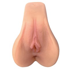 Полноразмерный вибромастурбатор Passionate Pussy and Ass, 18,5см