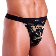 Стринги Hustler Fundies цвета хаки S/M(44-48р.)