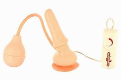 Эякулирующая вибро-пробка Ejaculating plug flesh