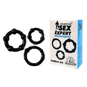 Эрекционные кольца Exclusive men™ Sex Expert Endless sex, 1,8/2,2/2,5см