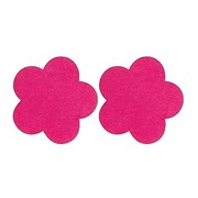 Розовые пэстисы-цветы Ouch! Nipple Stickers, клеевые