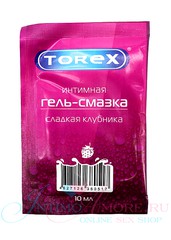 Оральная гель-смазка Torex® Сладкая клубника, 10мл