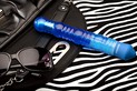 Вибратор Slenders Stunner рельефный голубой, 20х3см