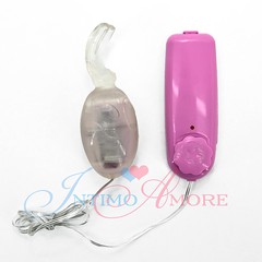 Виброяйцо Vibrator mini rabbit, фиолетовое, 10см