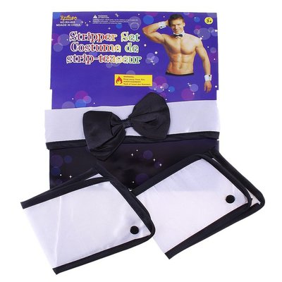 Набор джентельмена (воротник с бабочкой, манжеты), L/XL(50-52р)