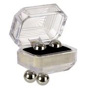 Тяжелые вагинальные шарики Silver Balls, 50 грамм, D1,5см.
