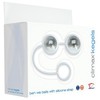 Вагинальные шарики Climax® Kegels Ben Wa, стекло в силиконе, 2,5см