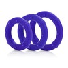 Набор Posh® Silicone Love Rings из трех эрекционных колец, фиолетовый, 3,2/3,6/4,1см