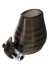 Насадка на мошонку Power ball snucler, с вибростимуляцией яичек и клитора, 7см
