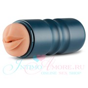 Реалистичный ротик-мастурбатор FPPR Vacuum cup, мулатка, 17,5х6,5см