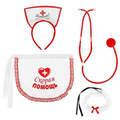Набор медсестры Скорая Помощь, 4 предмета (40-48р.)