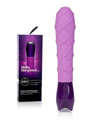 Вибратор Key™ Ceres Lace Massager, 7 режимов, фиолетовый силикон, 19х3,7см