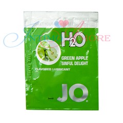 Съедобный лубрикант JO H₂O Apple Delight (Яблоко), пробник 3мл
